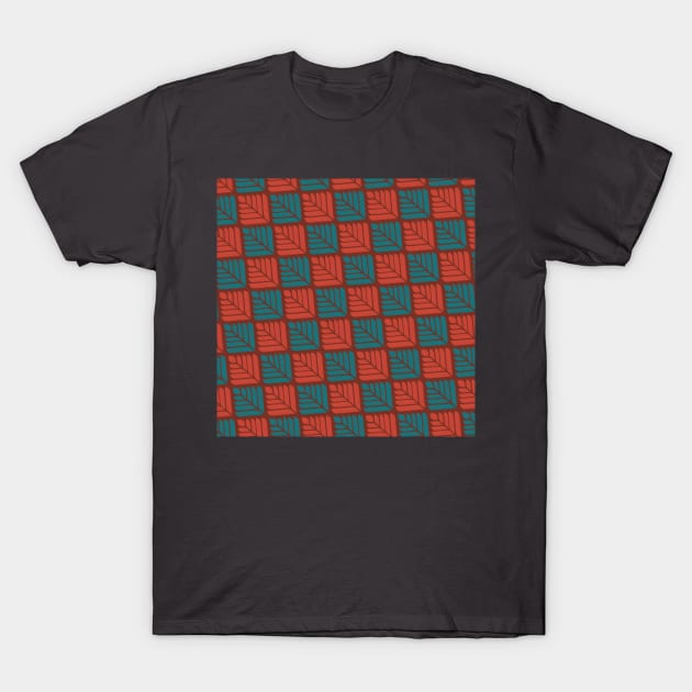 LEAVES PATTERN (1) T-Shirt by IOANNISSKEVAS